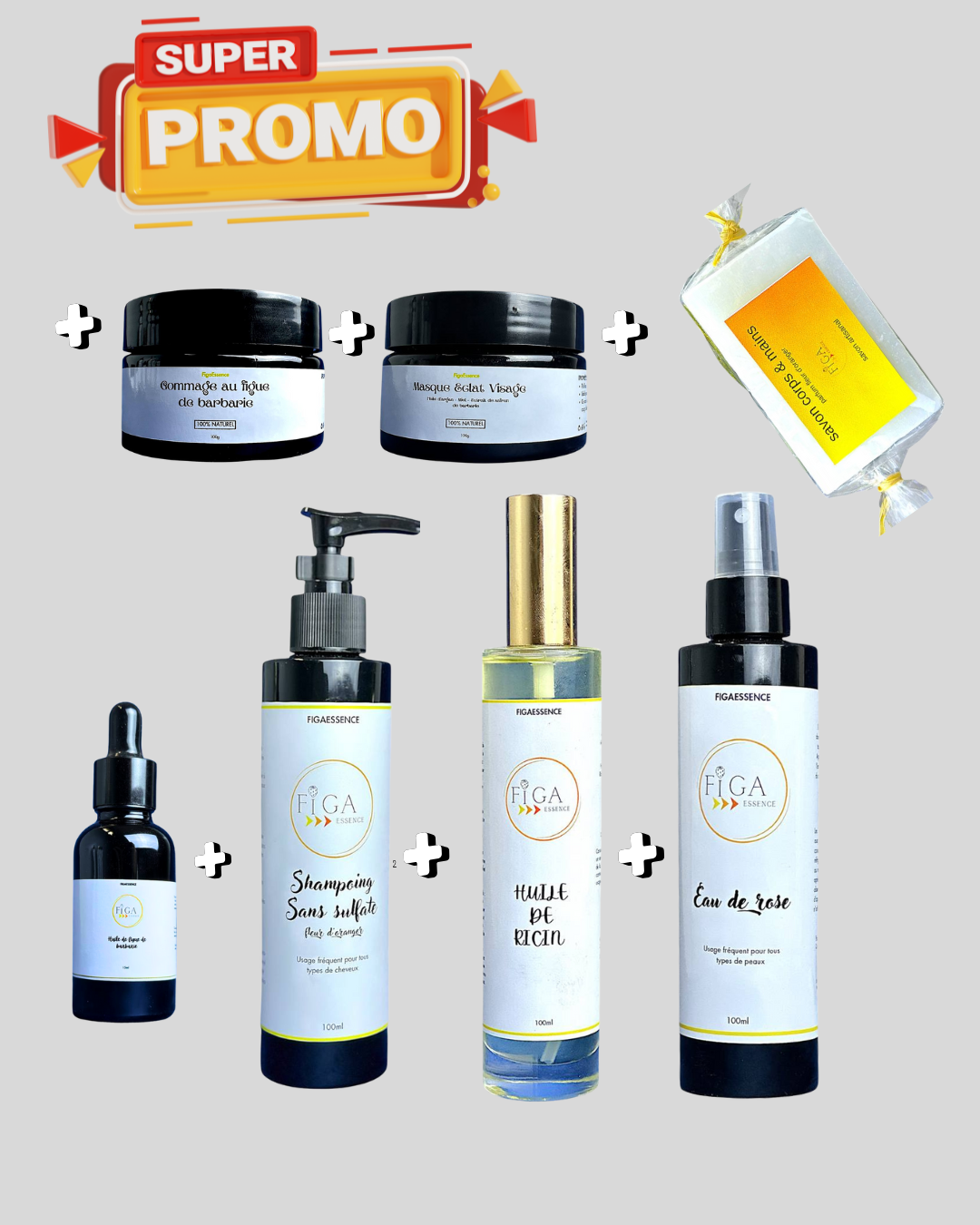 🌿 Pack Complet – جمال شامل لعناية طبيعية